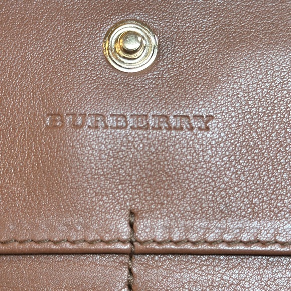 Burberry Long Wallet Tartan & Brown Leather, unbranded insert & Crossbody Chain - Picture 14 of 16